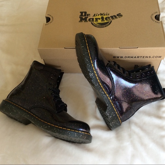 Dr. Martens 1460 COSMIC GLITTER Purple BOOTS - Picture 14 of 16
